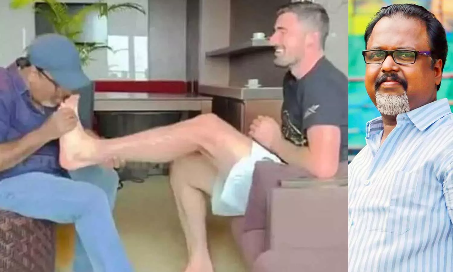 സ്വന്തം പേരിലങ്ങ് നക്കിയാൽ മതി; മലയാളികളുടെ പേരിൽ വേണ്ട; കലിയൂഷ്‌നിയുടെ കാലിൽ ചുംബിച്ച ഷൈജു ദാമോദരന് പൊങ്കാല-വിവാദം