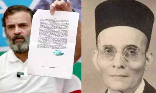 സ്വാതന്ത്ര്യ സമര സേനാനിയെ അപകീർത്തിപ്പെടുത്തി; സവർക്കർ വിരുദ്ധ പരാമർശത്തില് രാഹുൽ ഗാന്ധിക്കെതിരെ കേസെടുത്തു സ്വാതന്ത്ര്യ സമര സേനാനിയെ അപകീർത്തിപ്പെടുത്തി; സവർക്കർ വിരുദ്ധ പരാമർശത്തില് രാഹുൽ ഗാന്ധിക്കെതിരെ കേസെടുത്തു