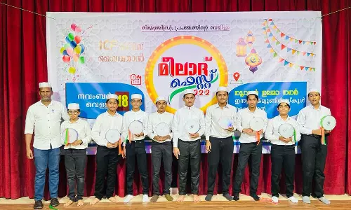 ഖൈത്താൻ ഇസ്ലാമിക് മദ്രസ മീലാദ് ഫെസ്റ്റിന് സമാപനം