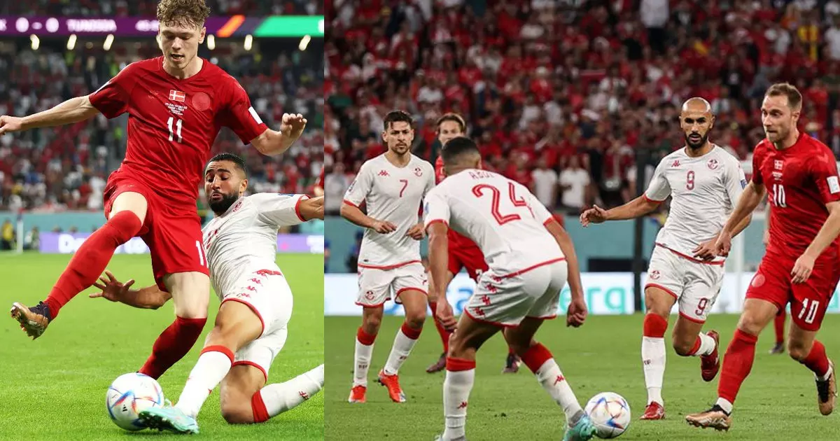 ഡെന്മാർക്കിനെ പിടിച്ചുകെട്ടി ടുണീഷ്യ; ഗോൾരഹിത സമനില