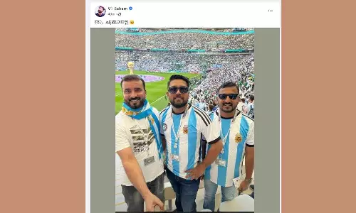 ങാ...ചുമ്മാതല്ല; അർജന്റീനയുടെ തോൽവിക്ക് പിന്നാലെ ഷാഫി പറമ്പിലിനെ ട്രോളി വി.ടി ബൽറാം