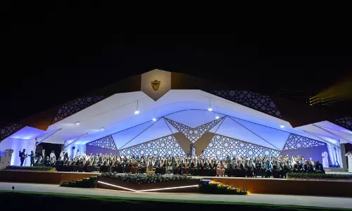 ബഹ്‌റൈനിലെ പുതിയ എക്‌സിബിഷൻ സെന്റർ പ്രധാനമന്ത്രി ഉദ്ഘാടനം ചെയ്തു