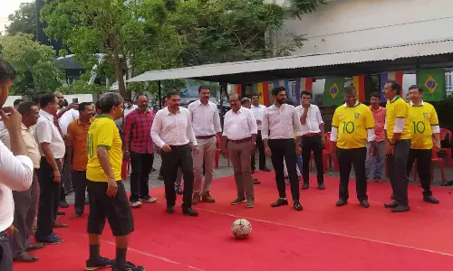 ലോയേഴ്‌സ് യൂണിയൻ ഹൈക്കോടതി സമ്മേളനത്തിന്റെ ഭാഗമായി ഗോൾ ചലഞ്ച് നടത്തി