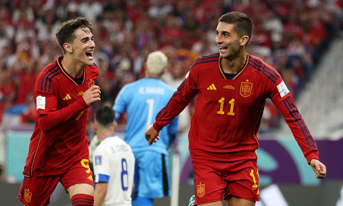 കൊടുങ്കാറ്റായി സ്പാനിഷ് പട; കോസ്റ്ററീക്കയെ തകർത്തത് എതിരില്ലാത്ത ഏഴ് ഗോളുകൾക്ക്