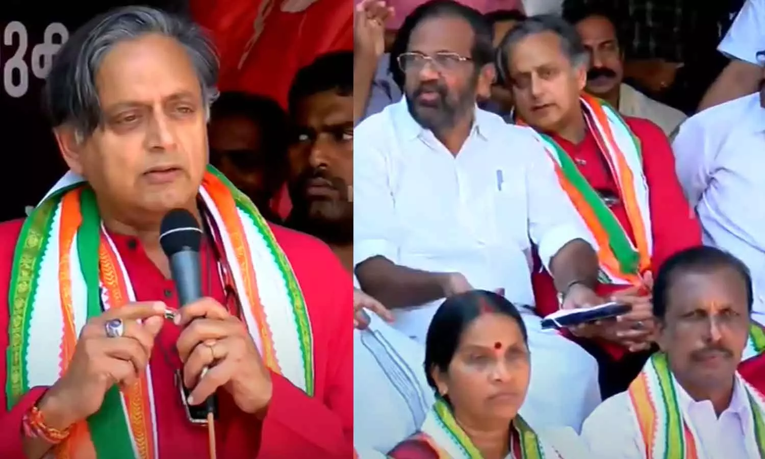 തിരുവനന്തപുരം കോർപ്പറേഷൻ സമരവേദിയിലും തരൂർ: വിമർശനത്തിന് മറുപടി തിരുവനന്തപുരം കോർപ്പറേഷൻ സമരവേദിയിലും തരൂർ: വിമർശനത്തിന് മറുപടി