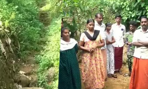 മണിമലയിൽ മുപ്പതിലധികം കുടുംബങ്ങൾ വഴിയും വെള്ളവും വെളിച്ചവുമില്ലാതെ വലയുന്നു