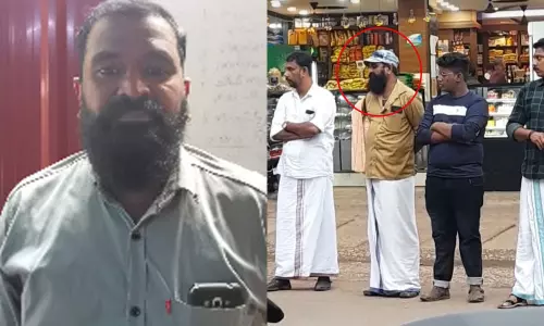 തലശേരി ഇരട്ടക്കൊലക്കേസിലെ പ്രതി ഡി.വൈ.എഫ്.ഐയുടെ ലഹരി വിരുദ്ധ പരിപാടിയിൽ