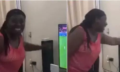 ദൈവത്തിന് സ്തുതി; ലോകകപ്പിൽ മകന്റെ കളി കണ്ട് മതിമറന്ന് അമ്മ: വൈറലായി വീഡിയോ ദൈവത്തിന് സ്തുതി; ലോകകപ്പിൽ മകന്റെ കളി കണ്ട് മതിമറന്ന് അമ്മ: വൈറലായി വീഡിയോ