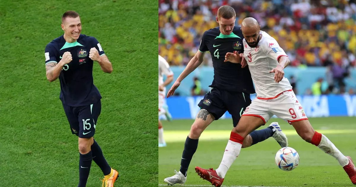 ആസ്‌ത്രേലിയക്ക് ഒരു ഗോൾ വിജയം; പൊരുതിത്തോറ്റ ടുണീഷ്യ ലോകകപ്പിൽ നിന്ന് പുറത്തേക്ക്