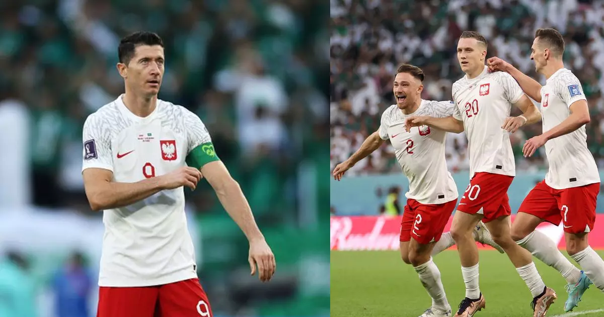 പൊരുതിവീണ് സൗദി; പോളണ്ടിന് ഇരട്ടഗോൾ വിജയം