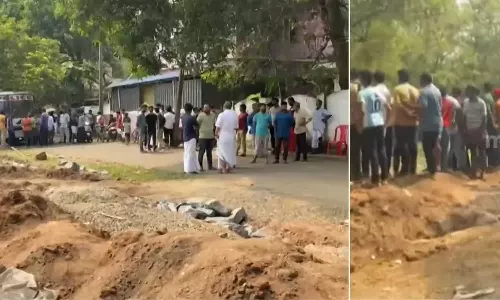 കോതിയിൽ വീണ്ടും സംഘർഷം; മാലിന്യ പ്ലാന്റ് നിർമാണം തടഞ്ഞവരെ പൊലീസ് അറസ്റ്റ് ചെയ്തുനീക്കി