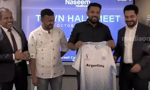 നസീം ഹെല്‍ത്ത് കെയറിന്റെ ലോകകപ്പിനോട് അനുബന്ധിച്ചുള്ള എംബ്രേസ് ഓള്‍ കാമ്പയിന് തുടക്കം; ഷാഫി പറമ്പില്‍ എംഎല്‍എ ഉദ്ഘാടനം ചെയ്തു