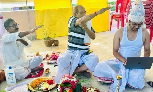 വർക്ക് ഫ്രം മണ്ഡപം: വിവാഹചടങ്ങിനിടെ  ലാപ്‌ടോപ്പിൽ ജോലി ചെയ്ത് വരൻ; വിമര്‍ശനവുമായി സോഷ്യൽമീഡിയ