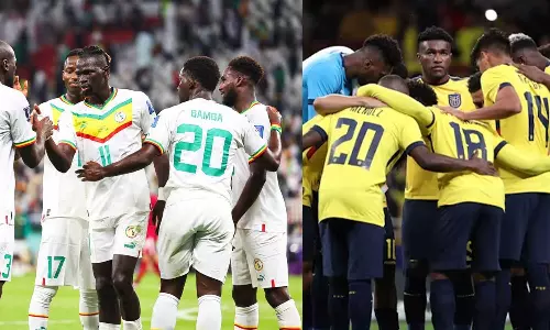 പ്രീക്വാർട്ടർ ഉറപ്പിക്കാൻ ഡച്ച് പട ഖത്തറിനോട്; നോക്കൗട്ടിലേക്ക് കണ്ണുനട്ട് സെനഗലും ഇക്വഡോറും നേർക്കുനേർ പ്രീക്വാർട്ടർ ഉറപ്പിക്കാൻ ഡച്ച് പട ഖത്തറിനോട്; നോക്കൗട്ടിലേക്ക് കണ്ണുനട്ട് സെനഗലും ഇക്വഡോറും നേർക്കുനേർ