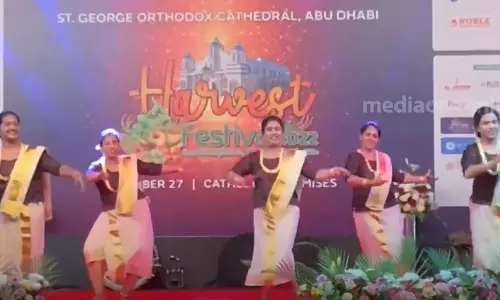 അബൂദബിയിൽ കൊയ്​ത്തുൽസവം സംഘടിപ്പിച്ച് സെന്റ് ജോർജ് ഓർത്തഡോക്സ് ദേവാലയം