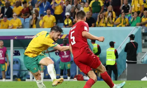 ഓസീസ് വീരഗാഥ... ഡെന്മാർക്കിനെ തകർത്ത് പ്രീക്വാർട്ടറിൽ