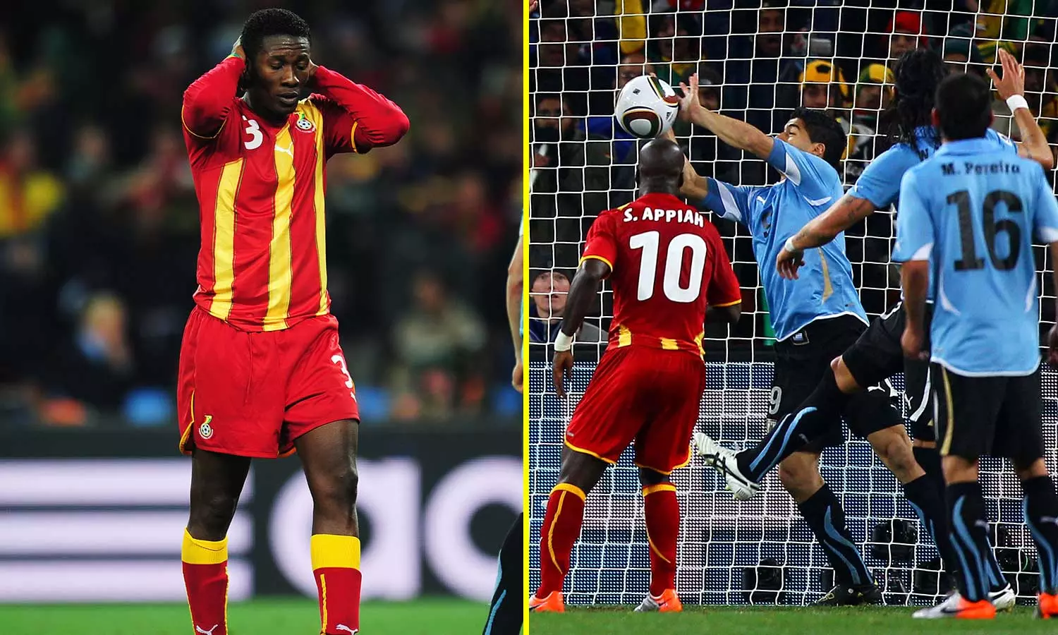 സുവാരസിന്റെ കൈ... ഘാനയുടെ കണ്ണീർ