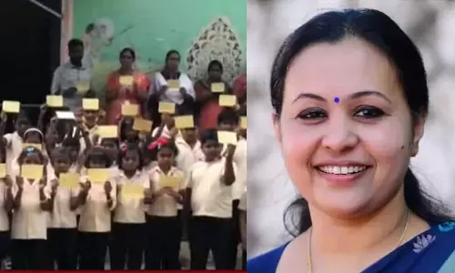 ബഹുമാനപ്പെട്ട മന്ത്രി ആന്റി അറിയാൻ, സ്കൂളിലേക്കുള്ള ഈ റോഡൊന്ന് ശരിയാക്കി തരുമോ...? ; വീണാജോർജിന് കത്തെഴുതി വിദ്യാർഥികൾ ബഹുമാനപ്പെട്ട മന്ത്രി ആന്റി അറിയാൻ, സ്കൂളിലേക്കുള്ള ഈ റോഡൊന്ന് ശരിയാക്കി തരുമോ...? ; വീണാജോർജിന് കത്തെഴുതി വിദ്യാർഥികൾ