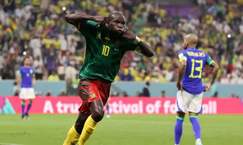ഇൻജുറി ടൈമിൽ ബ്രസീലിന് കാമറൂൺ മുറിവ്; ആഫ്രിക്കൻ കരുത്തർക്ക് വിജയം