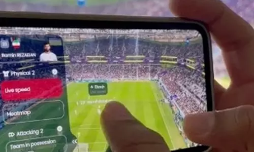 ഗ്രൗണ്ടിലെ കളിക്കാരുടെ വിവരങ്ങളറിയാം; കൗതുകമായി ഫിഫയുടെ വിആർ സാങ്കേതികവിദ്യ