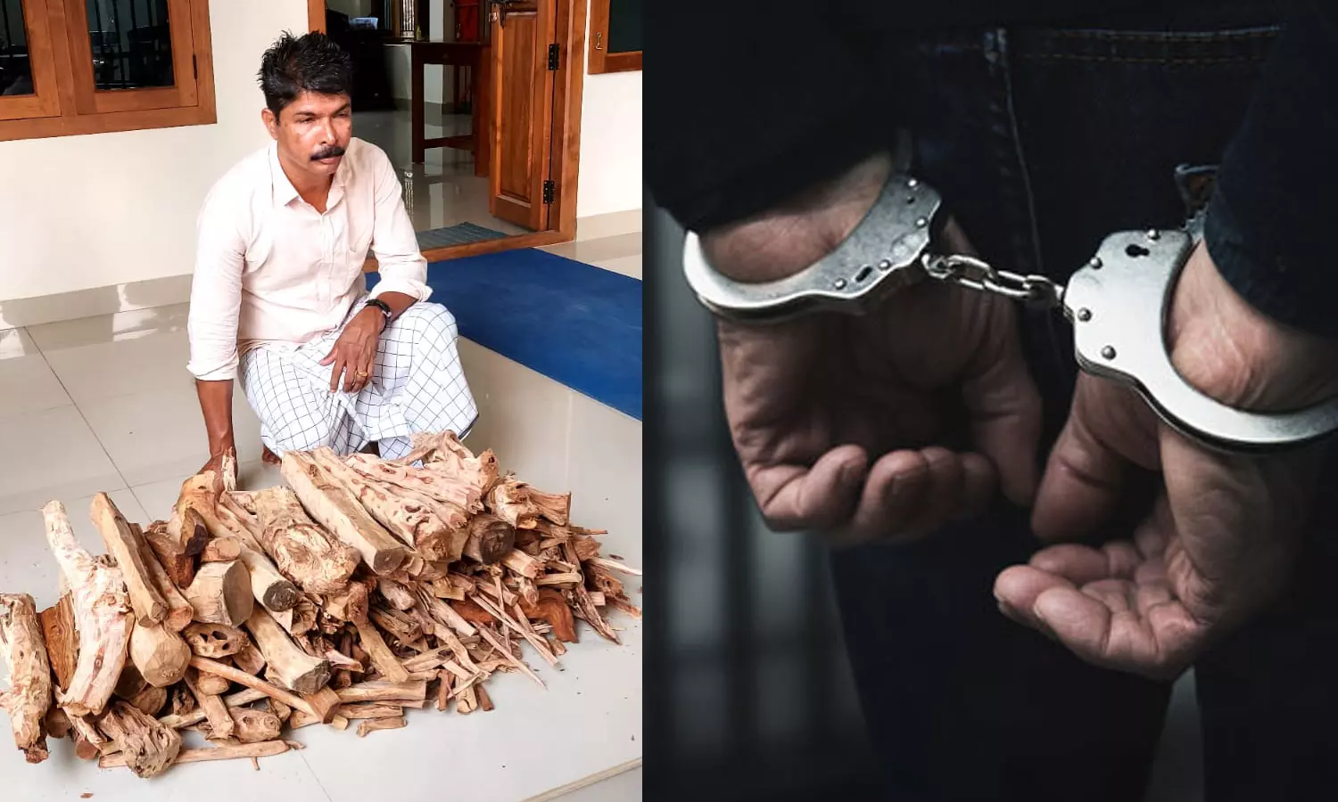 കോഴിക്കോട് ചന്ദനത്തടികളുമായി ഒരാള്‍ പിടിയില്‍