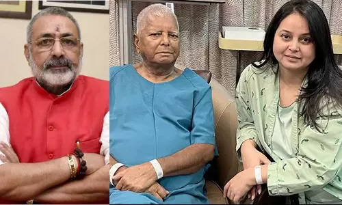 വരും തലമുറകൾക്ക് മാതൃക, നിന്നെക്കുറിച്ച് അഭിമാനം; ലാലുപ്രസാദിന്റെ മകളെ അഭിനന്ദിച്ച് ബി.ജെ.പി നേതാവ്