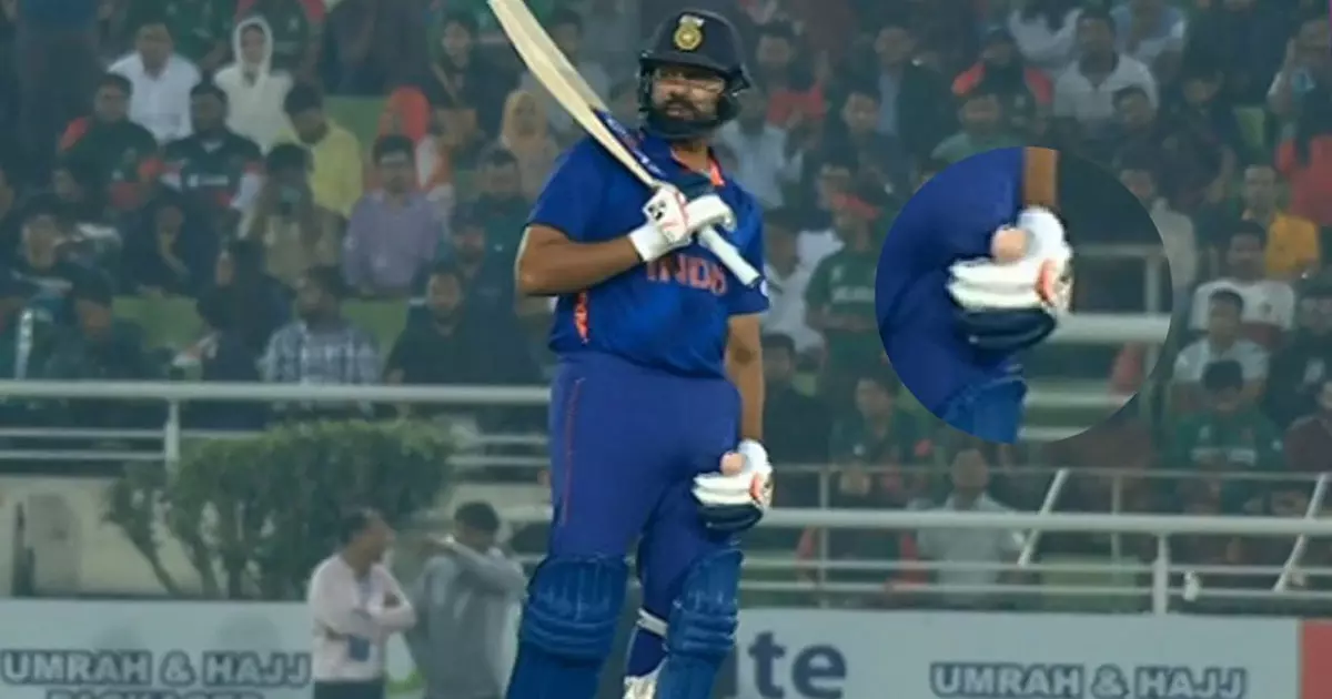 ഇതാണ് റിയൽ ചാമ്പ്യൻ; പരിക്കേറ്റിട്ടും പൊരുതിയ രോഹിതിനെ പുകഴ്ത്തി ആരാധകർ