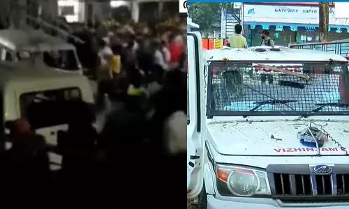 വിഴിഞ്ഞം സമരത്തിന്റെ ഗതിമാറ്റിയത്  പൊലീസ് സ്റ്റേഷൻ ആക്രമണം; വികാരിയുടെ വർഗീയ പരാമർശം തിരിച്ചടിയായി