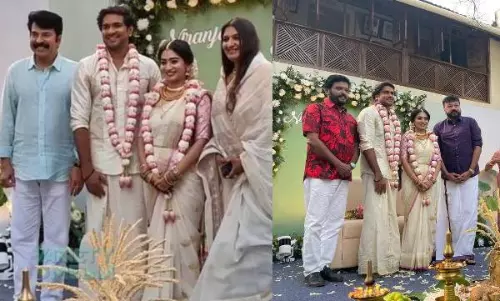 നടൻ നിരഞ്ജ് മണിയൻപിള്ള വിവാഹിതനായി