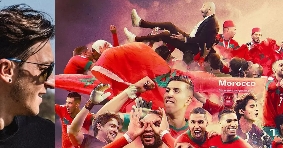 എന്തൊരു ടീം! ആഫ്രിക്കൻ ഭൂഖണ്ഡത്തിനും മുസ്ലിം ലോകത്തിനും എന്തൊരു നേട്ടം; മൊറോക്കോയെ പുകഴ്ത്തി ഓസിൽ എന്തൊരു ടീം! ആഫ്രിക്കൻ ഭൂഖണ്ഡത്തിനും മുസ്ലിം ലോകത്തിനും എന്തൊരു നേട്ടം; മൊറോക്കോയെ പുകഴ്ത്തി ഓസിൽ