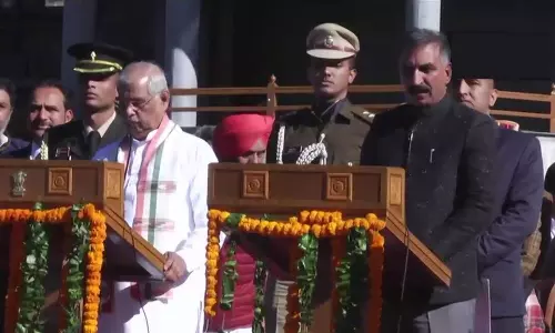 സുഖ്‌വീന്ദർ സിങ് സുഖു ഹിമാചൽ പ്രദേശ് മുഖ്യമന്ത്രിയായി അധികാരമേറ്റു