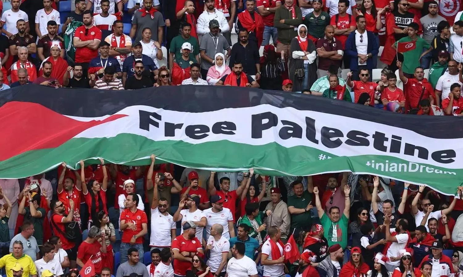 കാല്പന്തിന്റെ ആഗോള വേദിയിൽ ഫലസ്തീൻ ഇസ്രയേലിനെ തോൽപ്പിക്കുമ്പോൾ കാല്പന്തിന്റെ ആഗോള വേദിയിൽ ഫലസ്തീൻ ഇസ്രയേലിനെ തോൽപ്പിക്കുമ്പോൾ