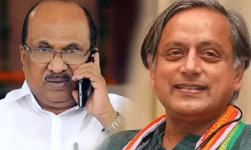 കെ.വി തോമസ് ശശി തരൂരുമായി കൂടിക്കാഴ്ച നടത്തി