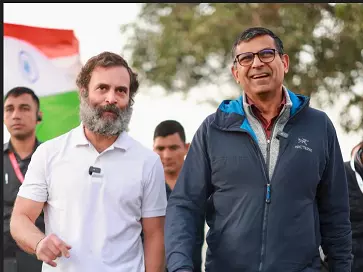 ഭാരത് ജോഡോ യാത്രയില് ആര്.ബി.ഐ മുന് ഗവര്ണര് രഘുറാം രാജനും ഭാരത് ജോഡോ യാത്രയില് ആര്.ബി.ഐ മുന് ഗവര്ണര് രഘുറാം രാജനും