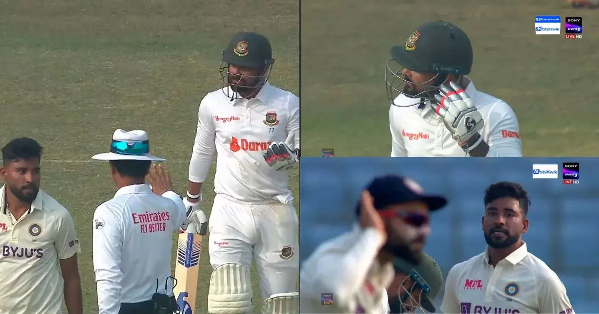 ഇപ്പോൾ കേൾക്കുന്നുണ്ടോ; ചൊറിയാൻ വന്ന ലിറ്റണെ എറിഞ്ഞിട്ട് സിറാജ്, കോഹ്‌ലി വകയും പരിഹാസം