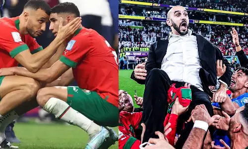 മനസുകള്‍ ജയിച്ച് മൊറോക്കോ: ലോകകപ്പ് സെമി കളിച്ച ആദ്യ ആഫ്രിക്കൻ രാജ്യം