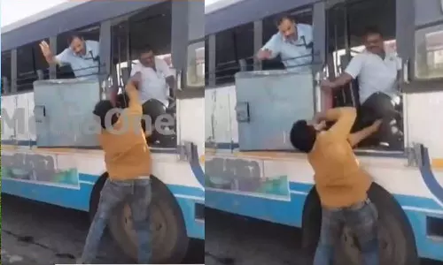 റൂട്ട് തെറ്റിച്ചത് ചോദ്യം ചെയ്തു; കെ.എസ്.ആർ.ടി.സി ഡ്രൈവരെ സ്വകാര്യ ബസ് ഡ്രൈവർ മർദിച്ചു