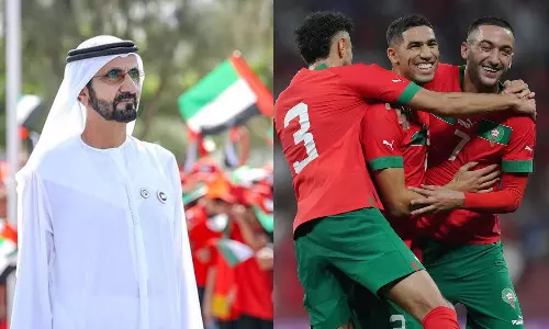 ടീമിന്റെ പ്രകടനത്തിലും ധീരതയിലും അഭിമാനം; മൊറോക്കോയ്ക്ക് ദുബൈയുടെ അഭിനന്ദനം