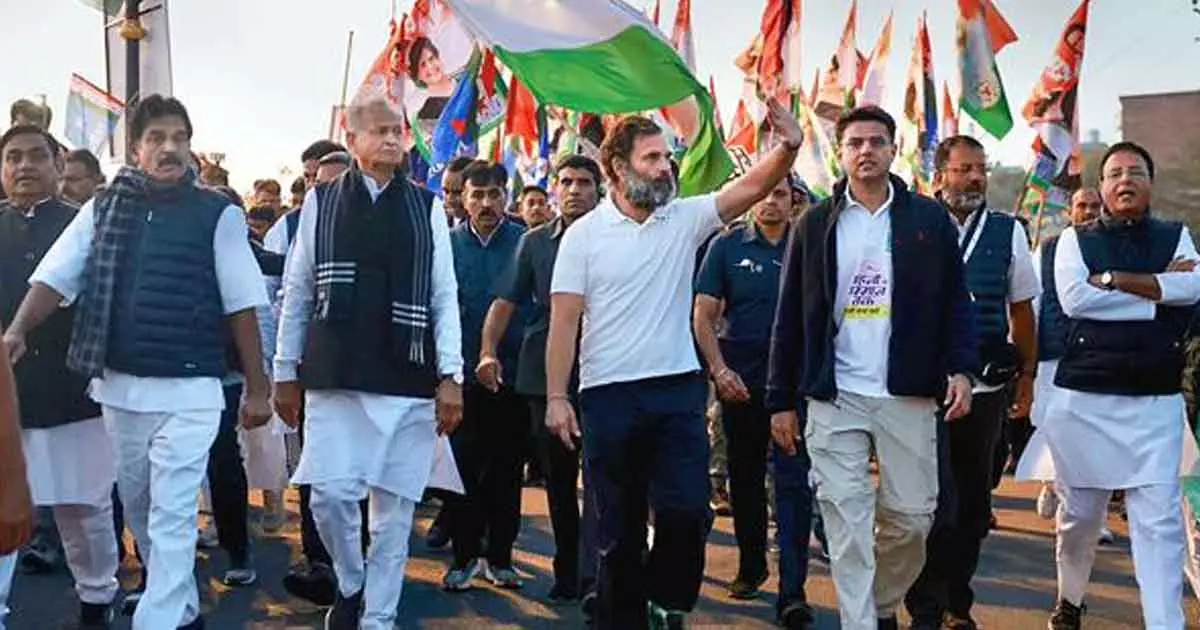 2798 കിലോമീറ്റർ പിന്നിട്ടു; ഭാരത് ജോഡോ യാത്ര നൂറാം ദിവസത്തില്‍