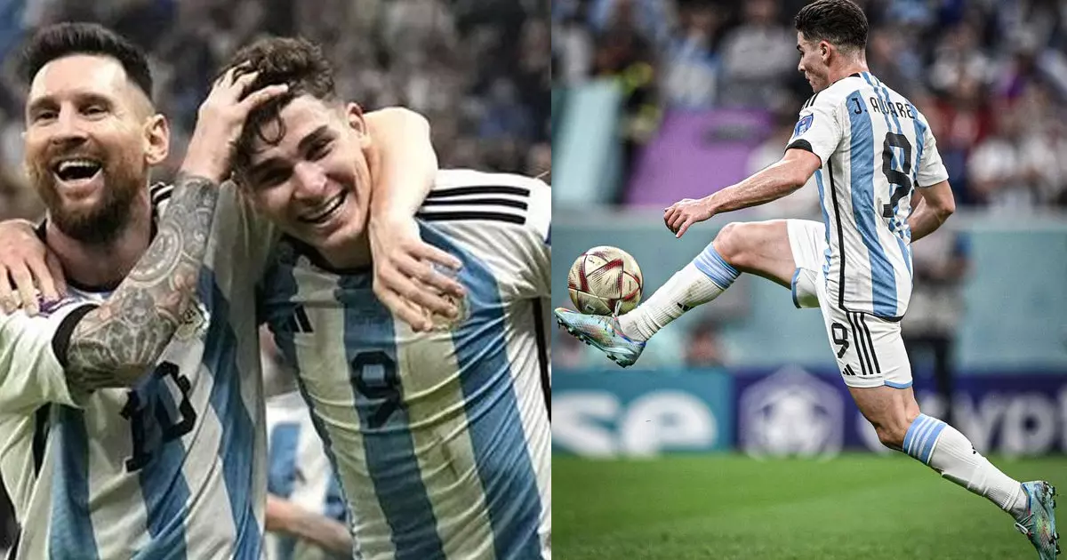 അൽവാരസ് അർജൻറീനയുടെ പുകഴ്ത്തപ്പെടാത്ത ഹീറോ; 12ൽ 11 ഗോളുമടിച്ചത് താരം കളത്തിലുള്ളപ്പോൾ... അൽവാരസ് അർജൻറീനയുടെ പുകഴ്ത്തപ്പെടാത്ത ഹീറോ; 12ൽ 11 ഗോളുമടിച്ചത് താരം കളത്തിലുള്ളപ്പോൾ...