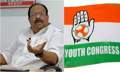 കയ്യുംകെട്ടി വായും പൊത്തി മിണ്ടാതിരിക്കില്ല; ആർഎസ്എസ് അനുകൂല പ്രസ്‌താവനയിൽ സുധാകരന് മുന്നറിയിപ്പുമായി യൂത്ത് കോൺഗ്രസ്