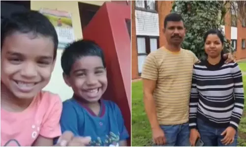 എന്ത് പറഞ്ഞാലും ദേഷ്യം, അവളെയും മക്കളെയും ഉപദ്രവിക്കും; സാജുവിനെതിരെ അഞ്ജുവിന്റെ കുടുംബം