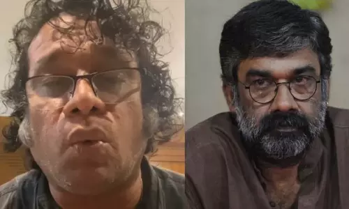 കൂ...കൂ...കൂ; രഞ്ജിത്തിനെതിരെ ഈണത്തിൽ കൂവി ഹരീഷ് പേരടി, പിന്നാലെ കുരയും