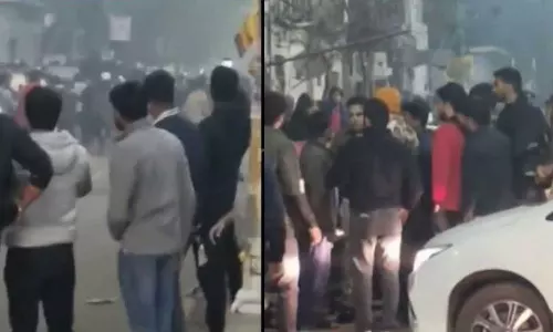 ഡൽഹിയിൽ മലയാളി വിദ്യാർഥികളുടെ ലോകകപ്പ് വിജയാഘോഷം നിയന്ത്രിക്കാന്‍  പൊലീസ് രംഗത്തിറങ്ങി