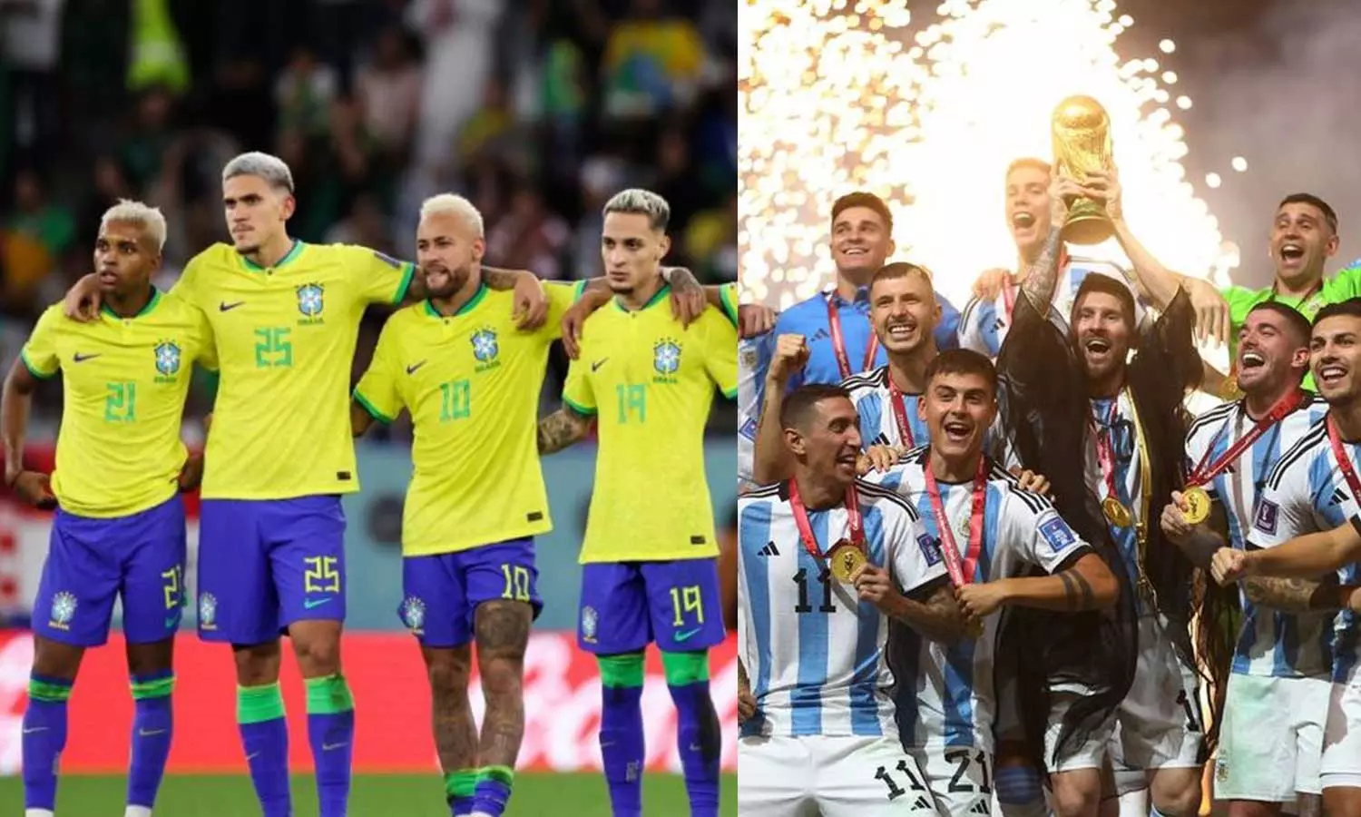 ലോകജേതാക്കളായിട്ടും അർജന്‍റീനയല്ല മുന്നില്‍; ഫിഫ റാങ്കിങ്ങിൽ നമ്പർ 1 ബ്രസീൽ തന്നെ