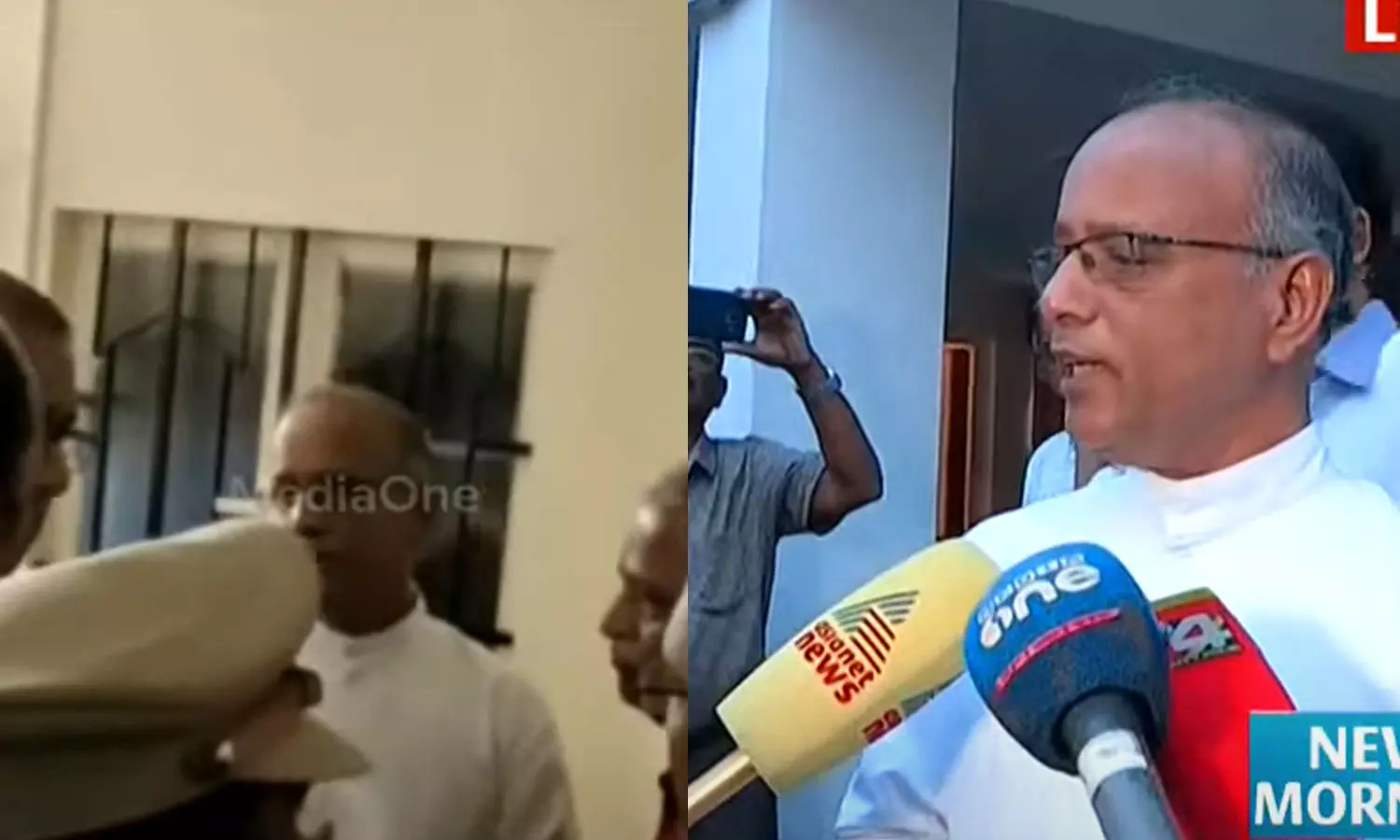 എറണാകുളം അങ്കമാലി അതിരൂപതയിലെ കുർബാന തർക്കം; ആന്റണി പൂതവേലിനെ തടഞ്ഞ് വിമതവിഭാഗം എറണാകുളം അങ്കമാലി അതിരൂപതയിലെ കുർബാന തർക്കം; ആന്റണി പൂതവേലിനെ തടഞ്ഞ് വിമതവിഭാഗം