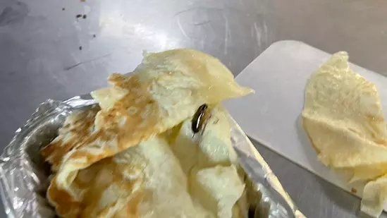 രാജധാനി എക്സ്പ്രസില്‍ വിളമ്പിയ ഓംലെറ്റില്‍ പാറ്റ