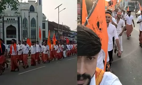 പട്ടാളത്തെ തച്ചുതകർത്ത്, ബാബരി പള്ളി പൊളിച്ചവർ ഞങ്ങൾ; പ്രകോപന മുദ്രാവാക്യവുമായി ബജ്‌റംഗ്ദൾ റാലി