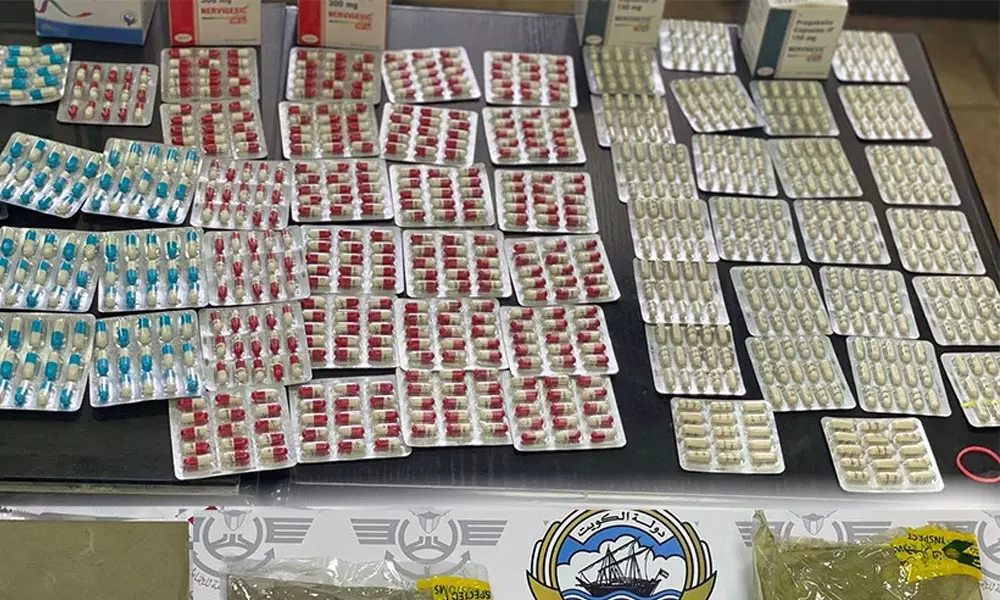 കുവൈത്തില്‍ പാര്‍സല്‍ വഴി കടത്താന്‍ ശ്രമിച്ച മയക്കുമരുന്ന് എയര്‍ കസ്റ്റംസ് പിടികൂടി