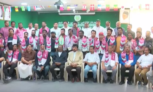 ലോകകപ്പ്; ഇന്ത്യൻ മാധ്യമപ്രവർത്തകരെ ആദരിച്ച് ഖത്തർ കെഎംസിസി